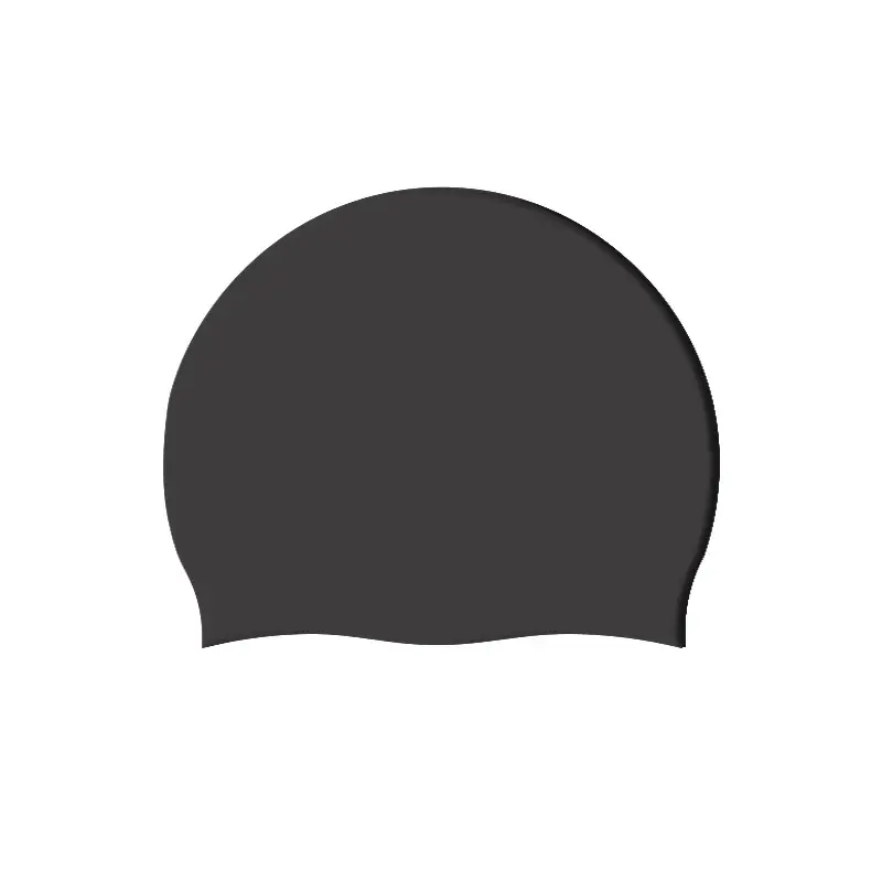 Silicone swimming cap adult men's and women's solid color swimming cap factory wholesale solid color swimming cap waterproof swimming cap with LOGO