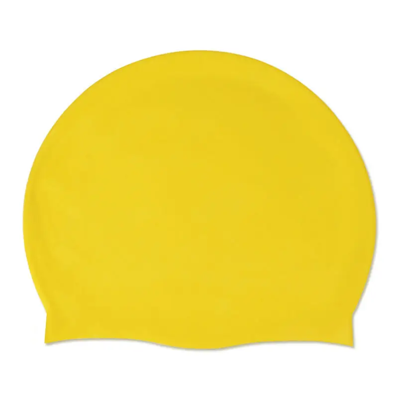 Silicone swimming cap adult men's and women's solid color swimming cap factory wholesale solid color swimming cap waterproof swimming cap with LOGO