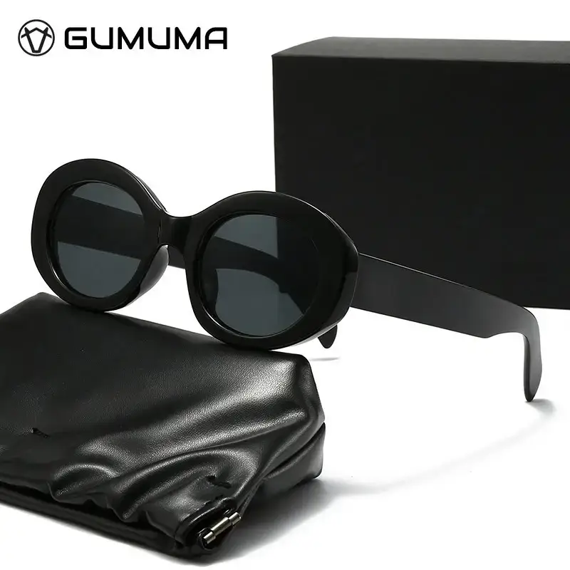 European & American Retro Oval Sunglasses for Women - Image 12