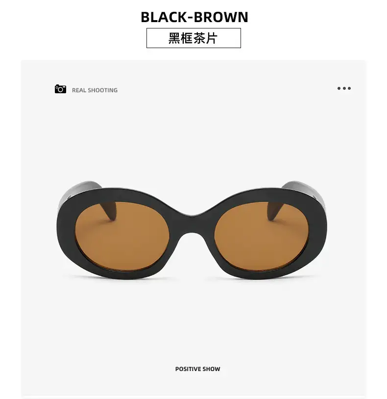 European & American Retro Oval Sunglasses for Women β feature 14