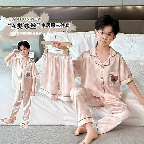 Girls Cotton Sleeveless Nightgown with Dog Cartoon Print — feature 17