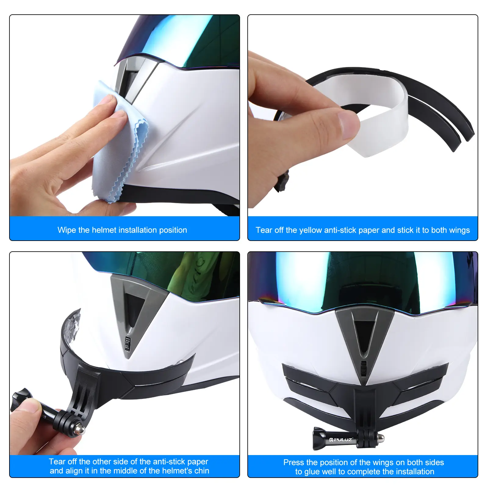 Gopro Camera Bracket for Moto Headphone Mounting - Image 2