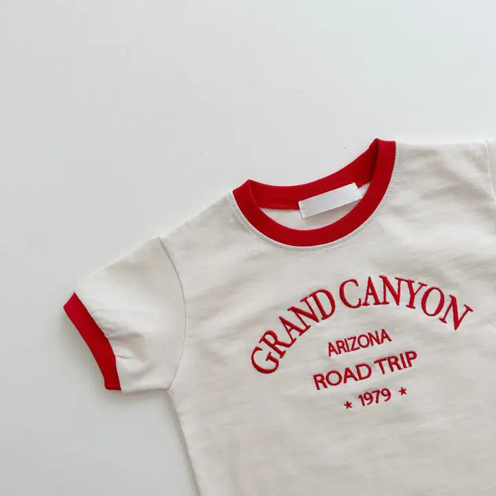 Kids Cotton Summer Pants Set Gray Black Road Trip Design — feature 10
