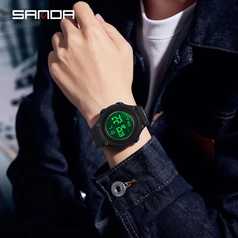 Sanda Multi-Functional Sports Watch for Men Women Waterproof - Image 8