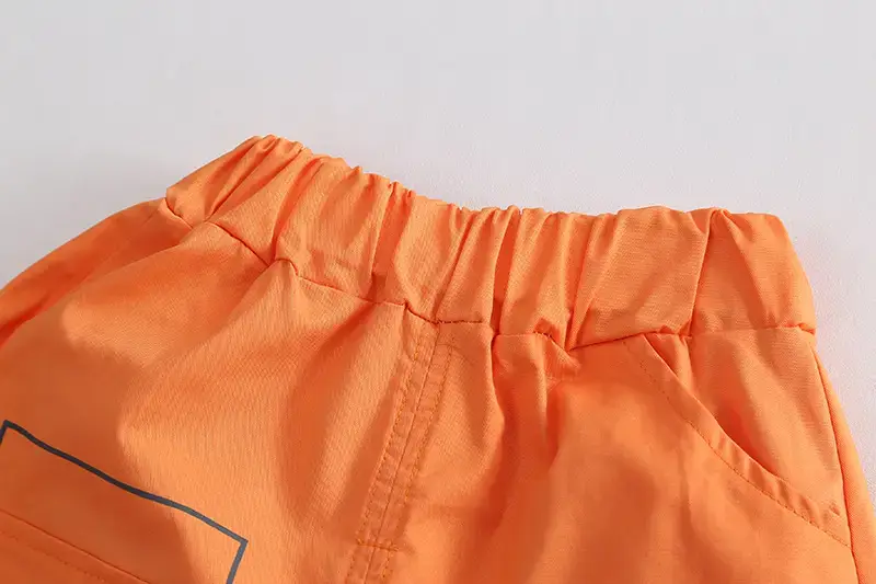 Wu Xiaoqi 2Pc Short Sleeve Cotton Suit Boys Summer — feature 12
