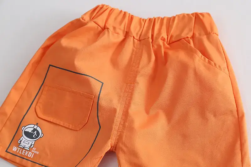 Wu Xiaoqi 2Pc Short Sleeve Cotton Suit Boys Summer — feature 13