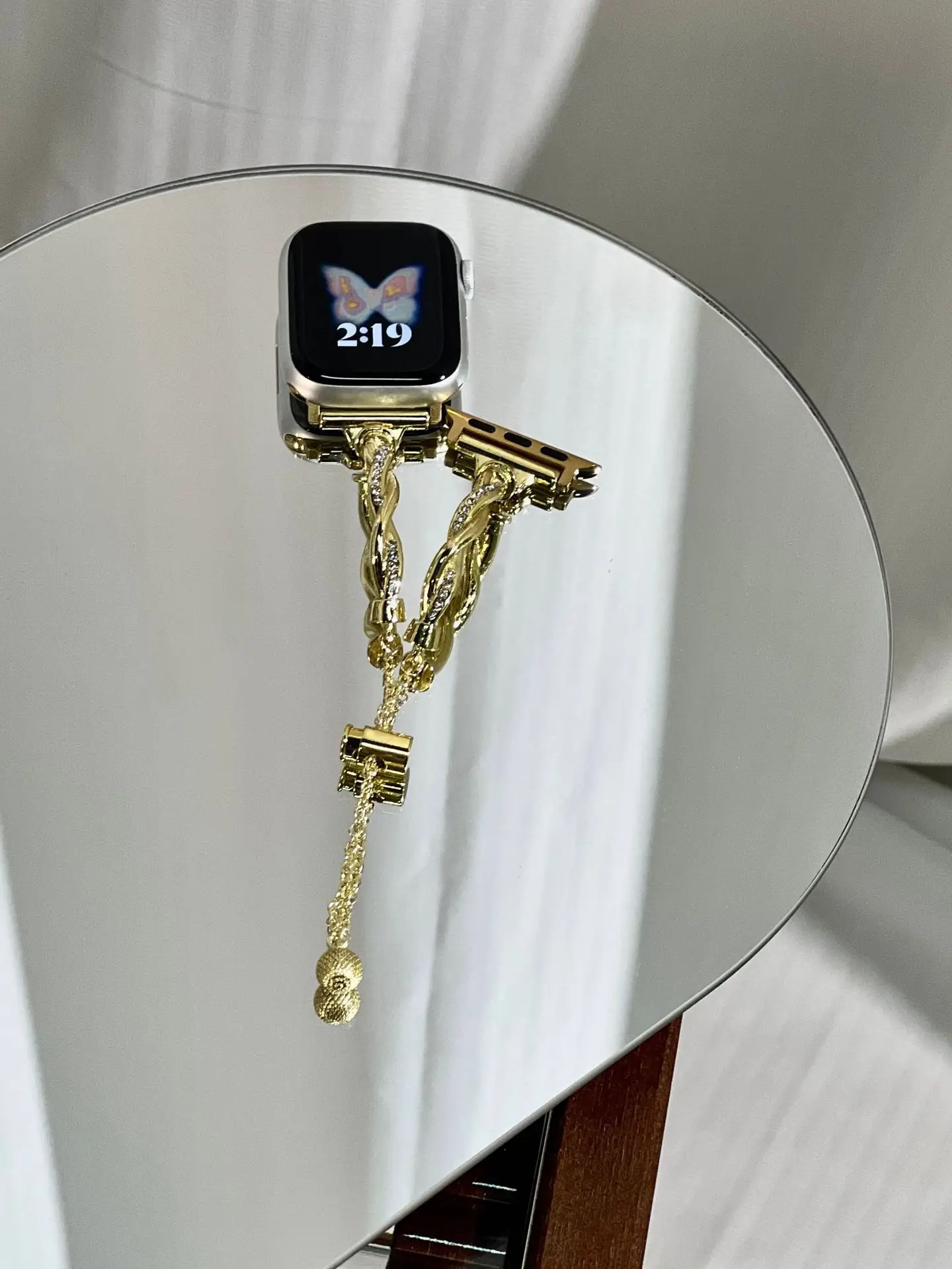 Stainless Steel Butterfly Watch Strap for Women — feature 30