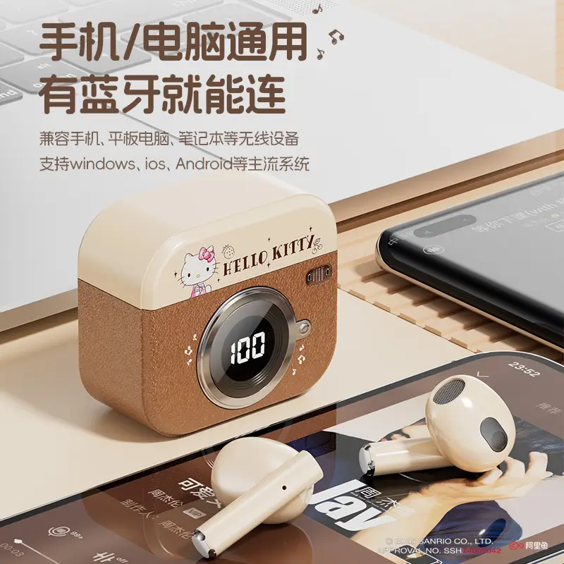 Sanrio Hello Kitty Bluetooth Headset Wireless Mini - Image 6