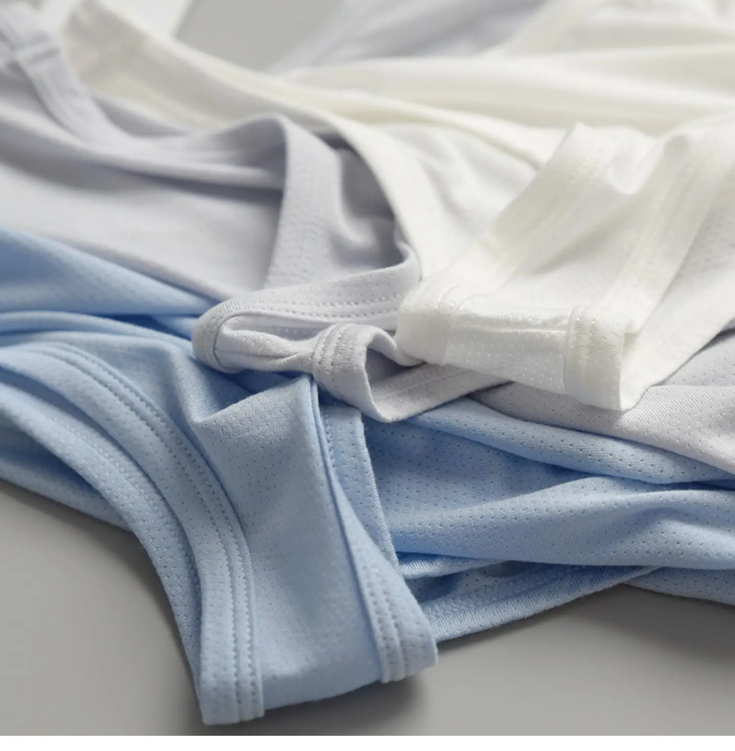 Children's Mesh Vest & Toddler Top Set Light Blue — feature 30