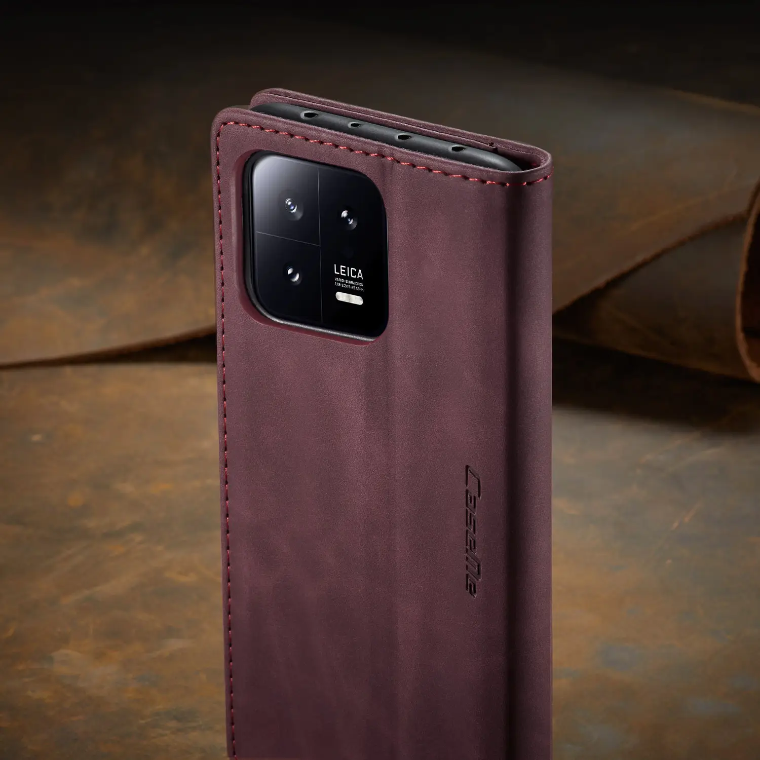 Leather Flip Phone Case Teal 5g/12Pro Plus — feature 27