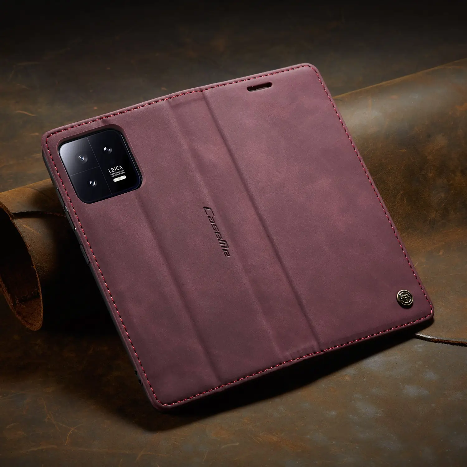 Leather Flip Phone Case Teal 5g/12Pro Plus — feature 28