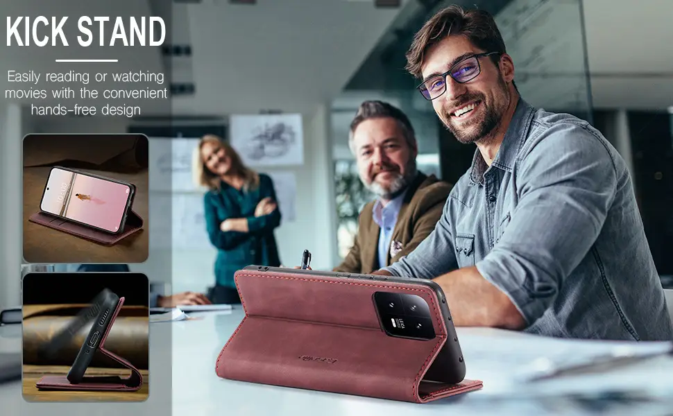 Leather Flip Phone Case Teal 5g/12Pro Plus — feature 3