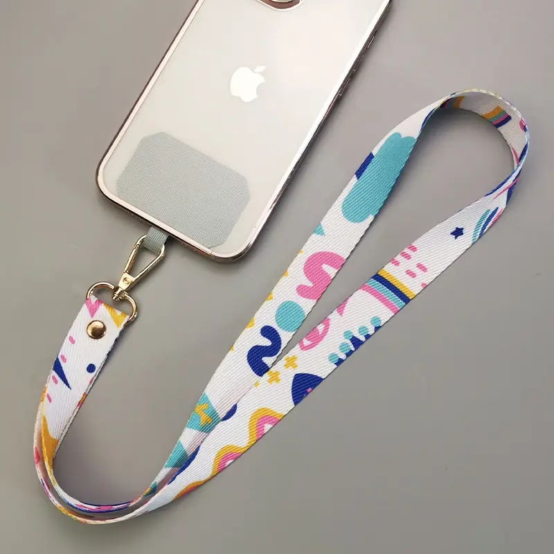 Mobile Phone Lanyard with Colorful Painted Design - Image 13