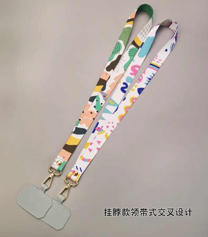 Mobile Phone Lanyard with Colorful Painted Design — feature 10
