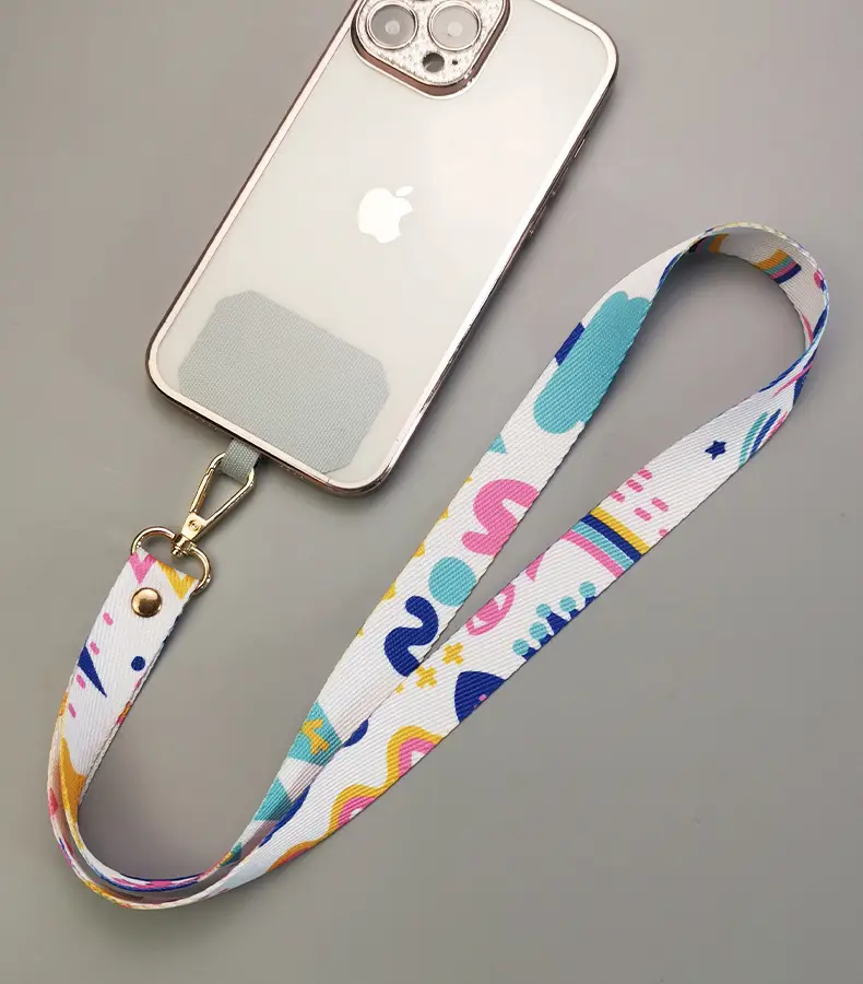 Mobile Phone Lanyard with Colorful Painted Design — feature 11