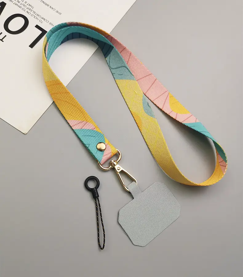 Mobile Phone Lanyard with Colorful Painted Design — feature 13