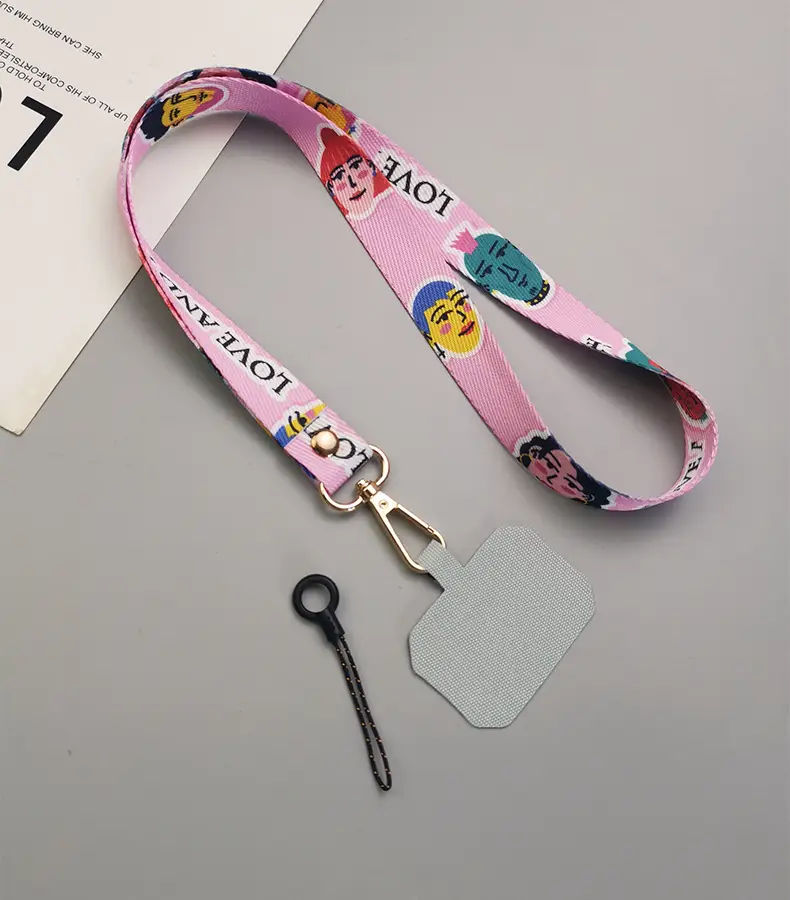 Mobile Phone Lanyard with Colorful Painted Design — feature 19