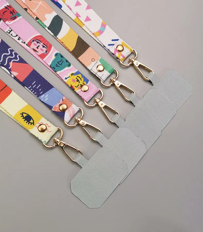Mobile Phone Lanyard with Colorful Painted Design — feature 2