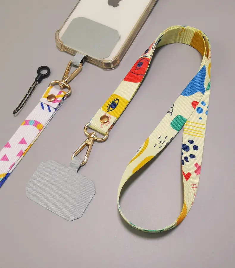 Mobile Phone Lanyard with Colorful Painted Design — feature 22