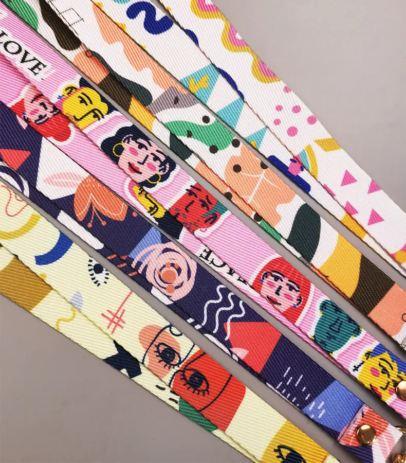 Mobile Phone Lanyard with Colorful Painted Design — feature 6