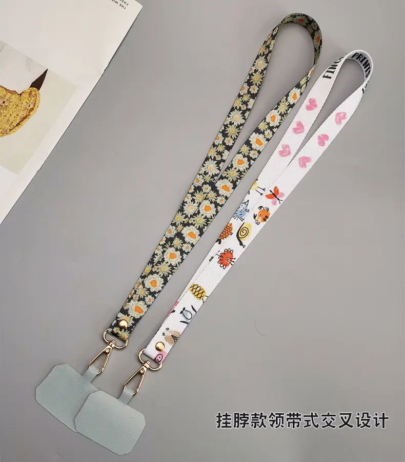 Mobile Phone Lanyard with Colorful Painted Design — feature 7