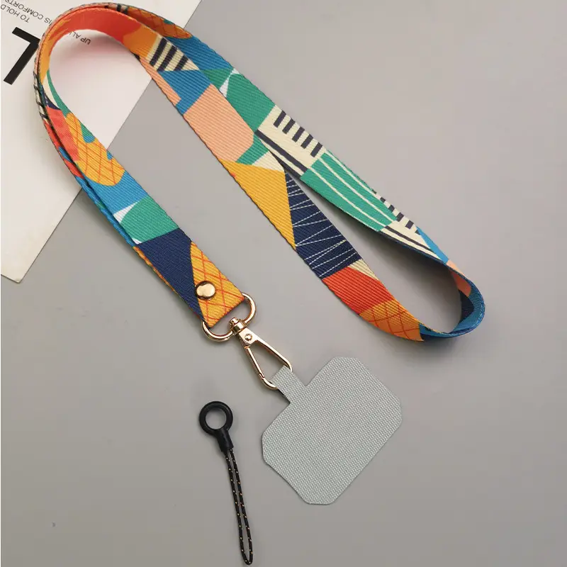 Mobile Phone Lanyard with Colorful Painted Design - Image 2