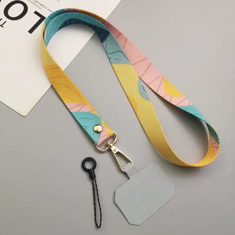 Mobile Phone Lanyard with Colorful Painted Design - Image 3