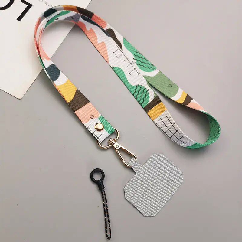Mobile Phone Lanyard with Colorful Painted Design - Image 6