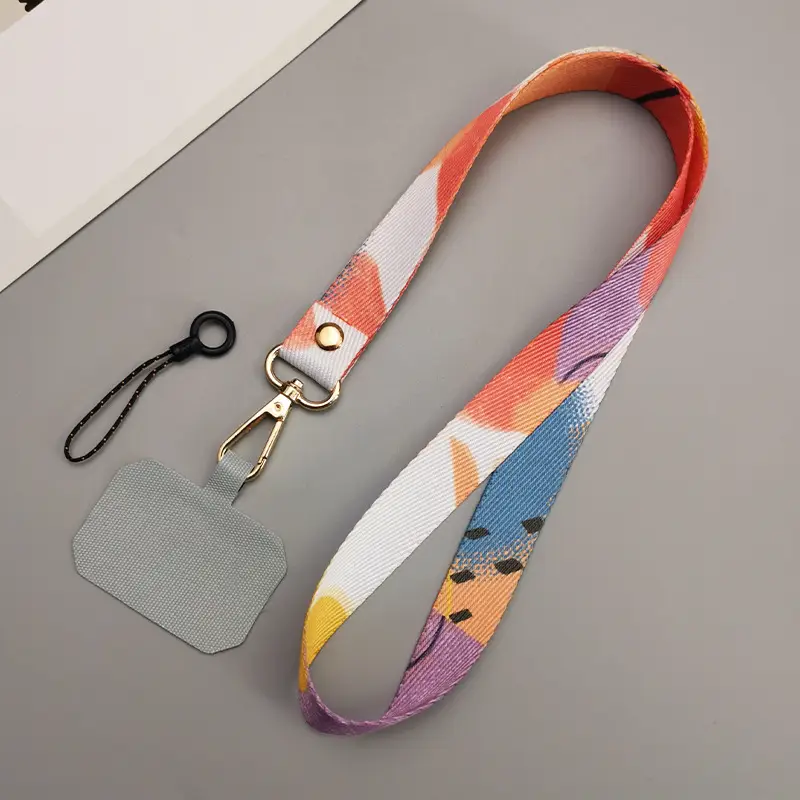 Mobile Phone Lanyard with Colorful Painted Design - Image 7