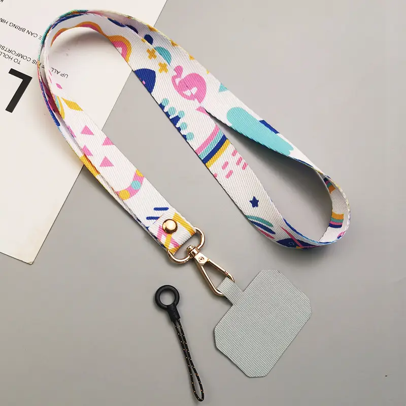 Mobile Phone Lanyard with Colorful Painted Design - Image 8