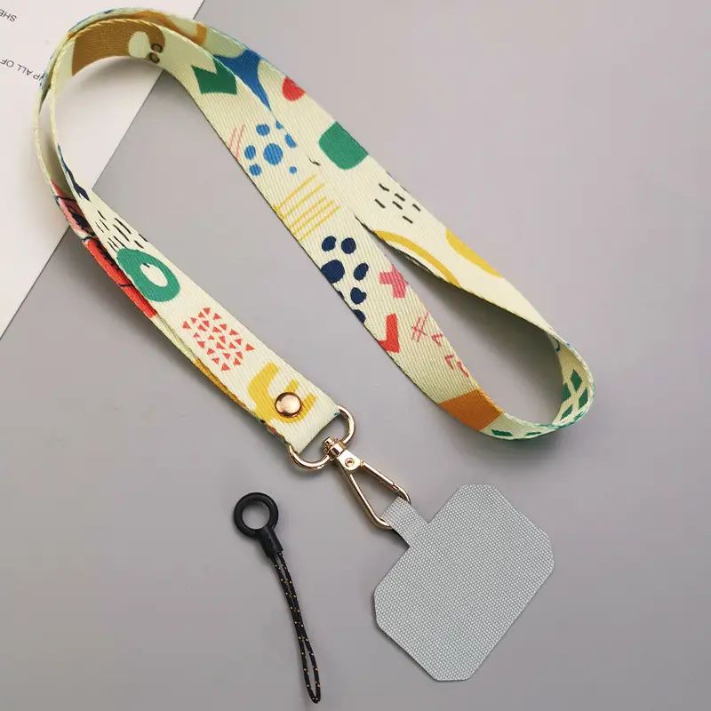 Mobile Phone Lanyard with Colorful Painted Design - Image 9