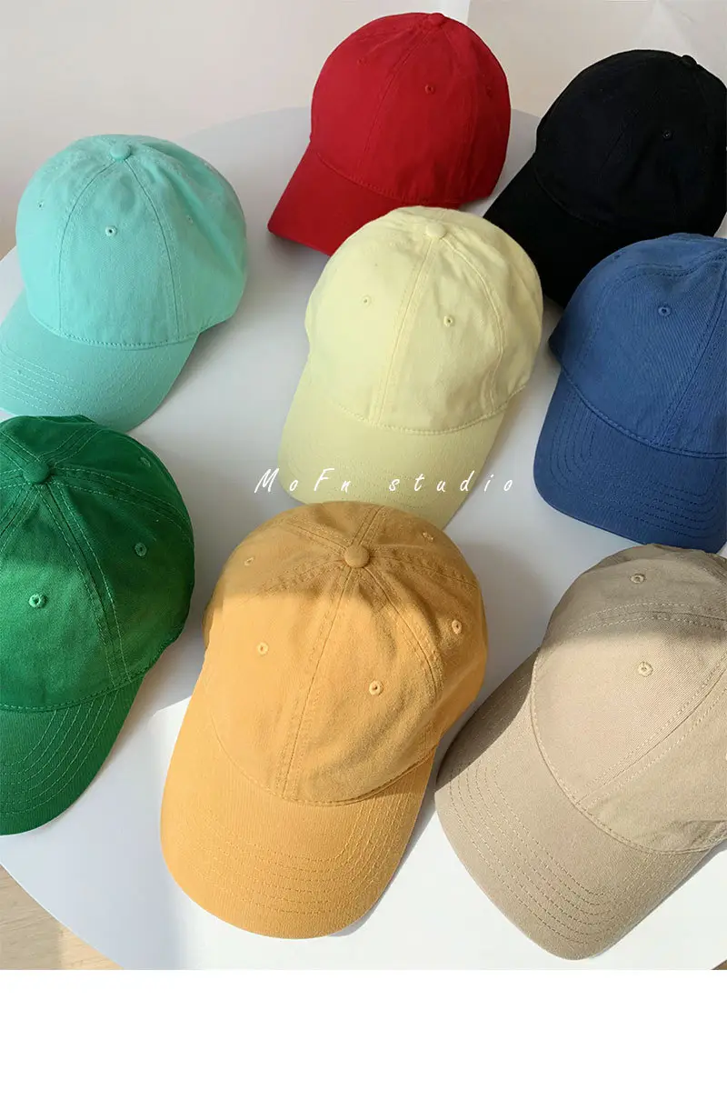 Women's Yellow Baseball Cap with Adjustable Strap — feature 2