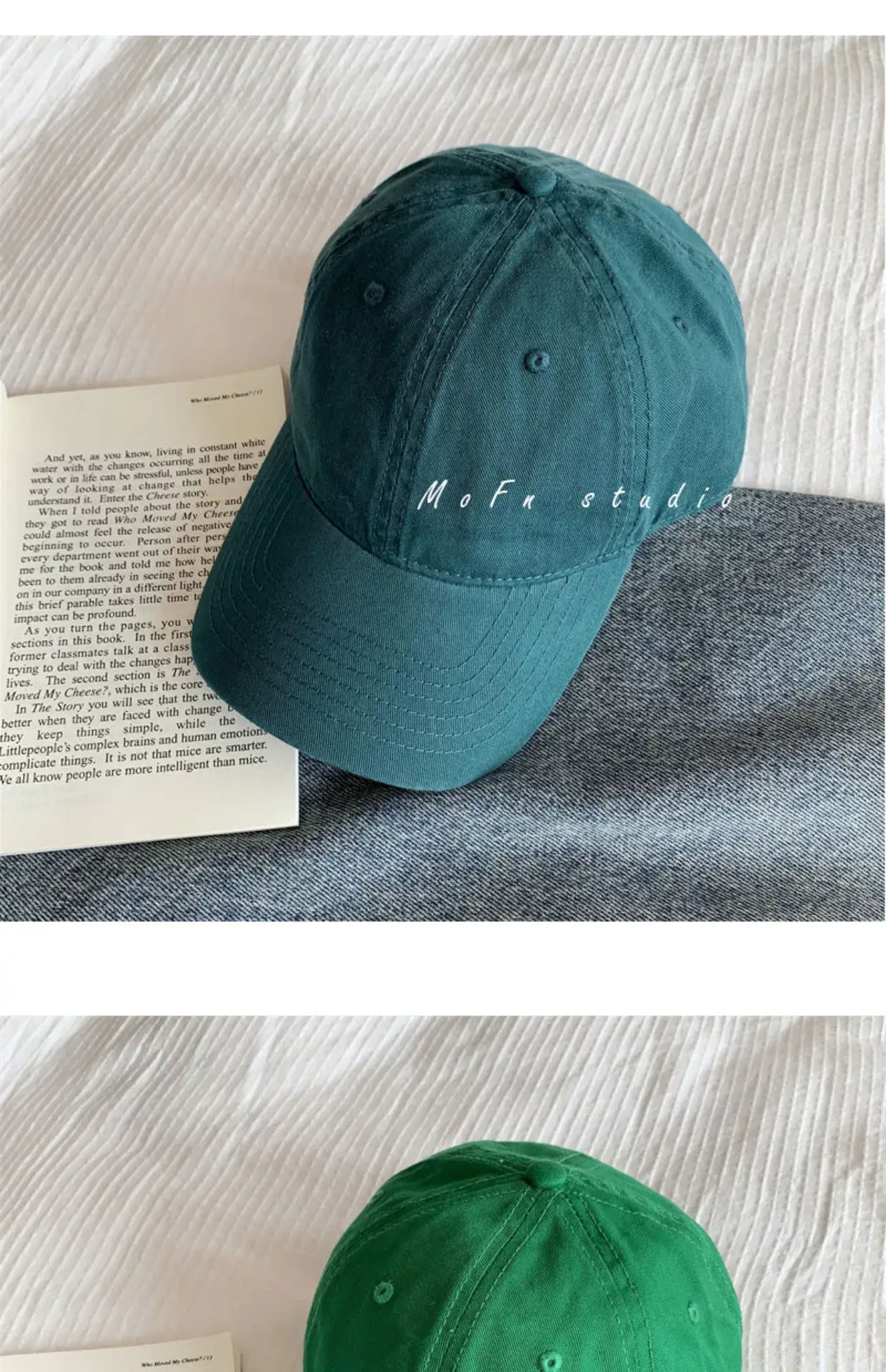 Women's Yellow Baseball Cap with Adjustable Strap — feature 20