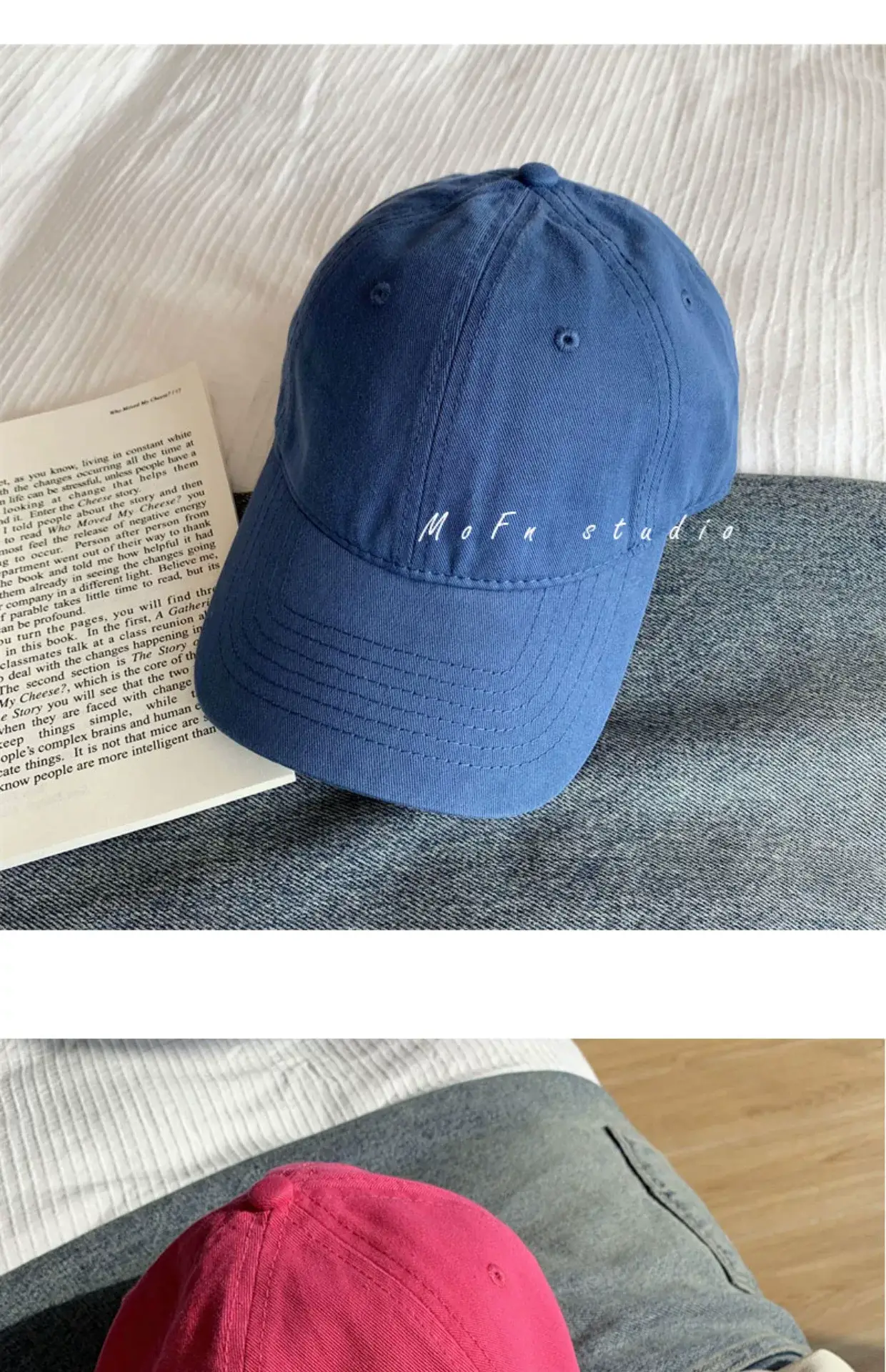 Women's Yellow Baseball Cap with Adjustable Strap — feature 22