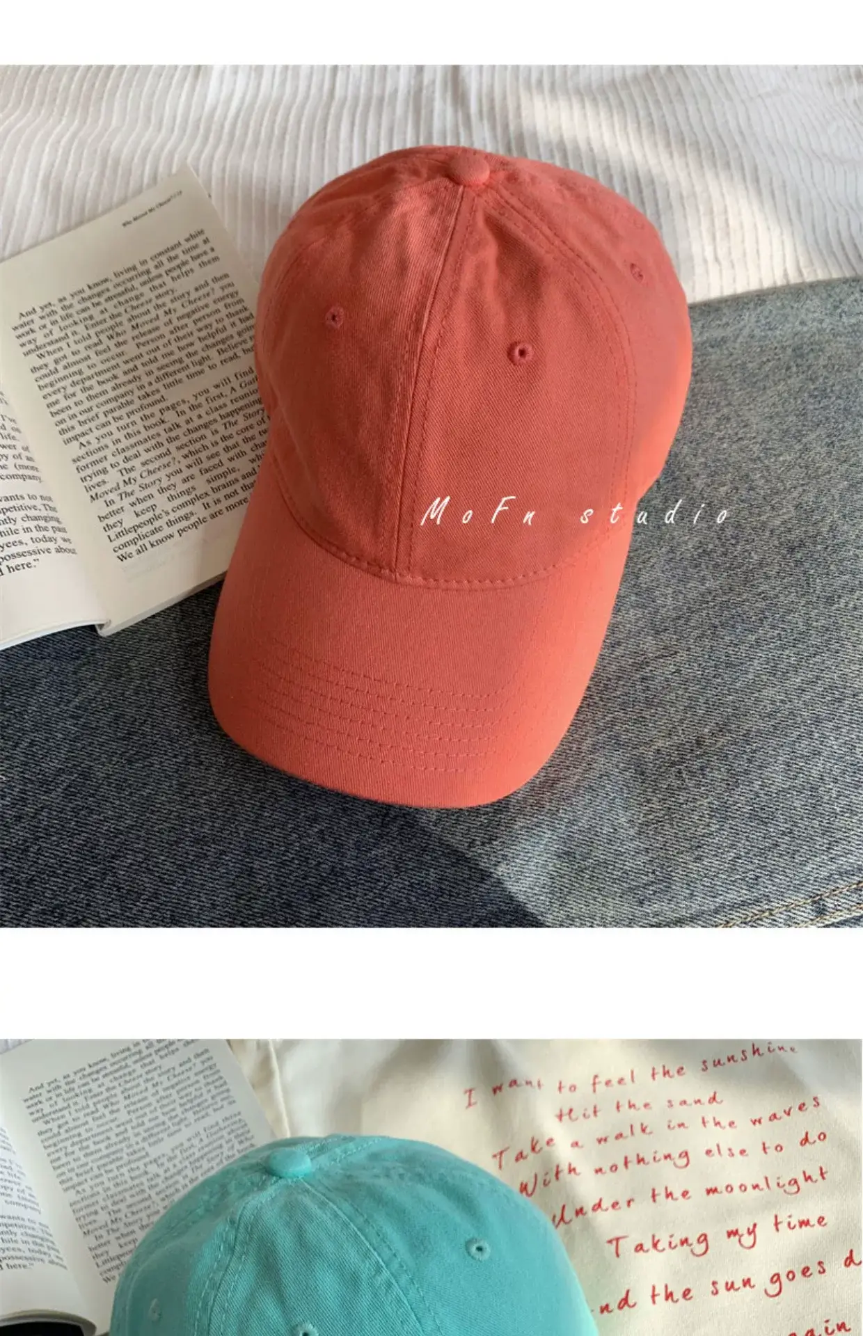 Women's Yellow Baseball Cap with Adjustable Strap — feature 26