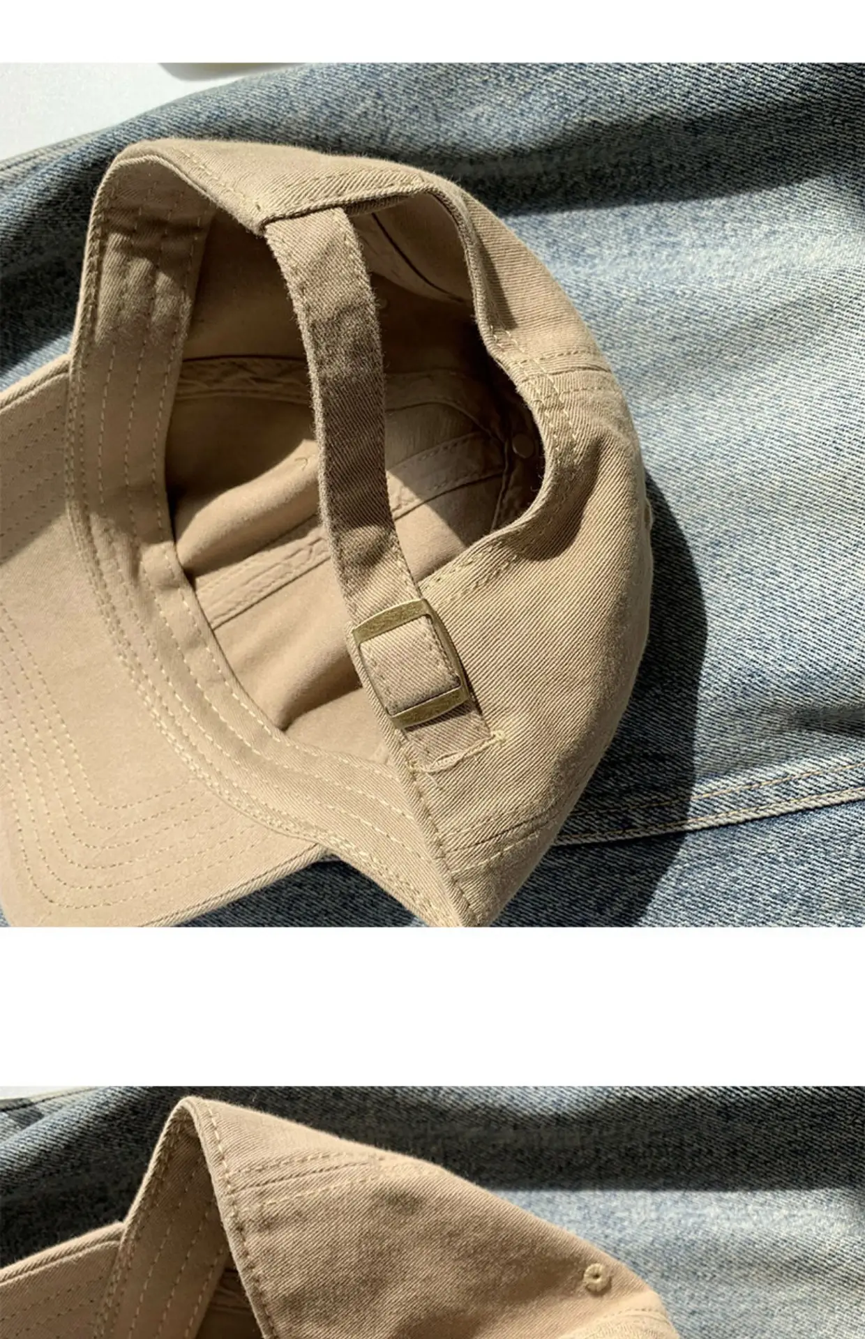 Women's Yellow Baseball Cap with Adjustable Strap — feature 7