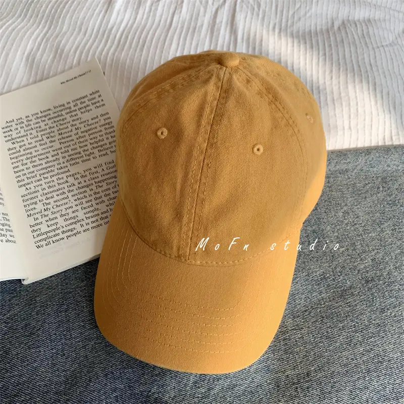 Women's Yellow Baseball Cap with Adjustable Strap - Image 12