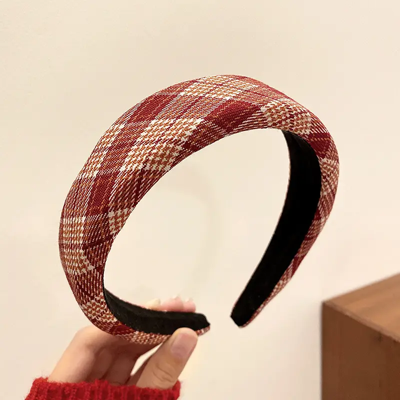 New Year Red Velvet Bow Headband for Women 2023 - Image 3