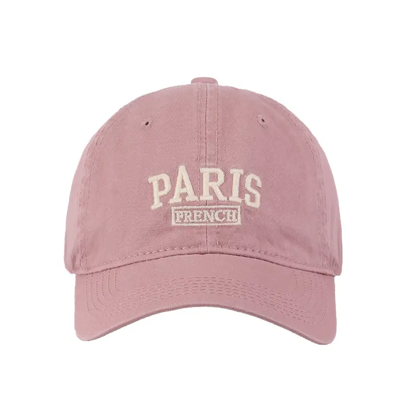 Women's Pink Paris-themed SPF50 Sunscreen Cap - Image 14