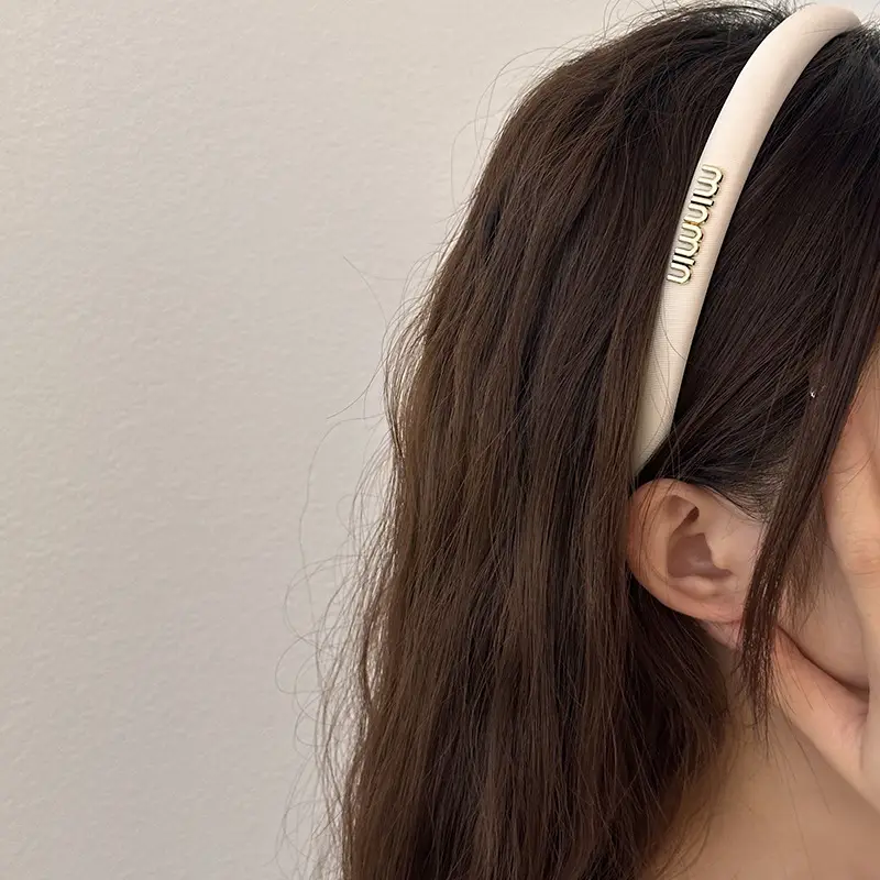 Black Satin Hairpin Headband for Women 2023 New Style - Image 12