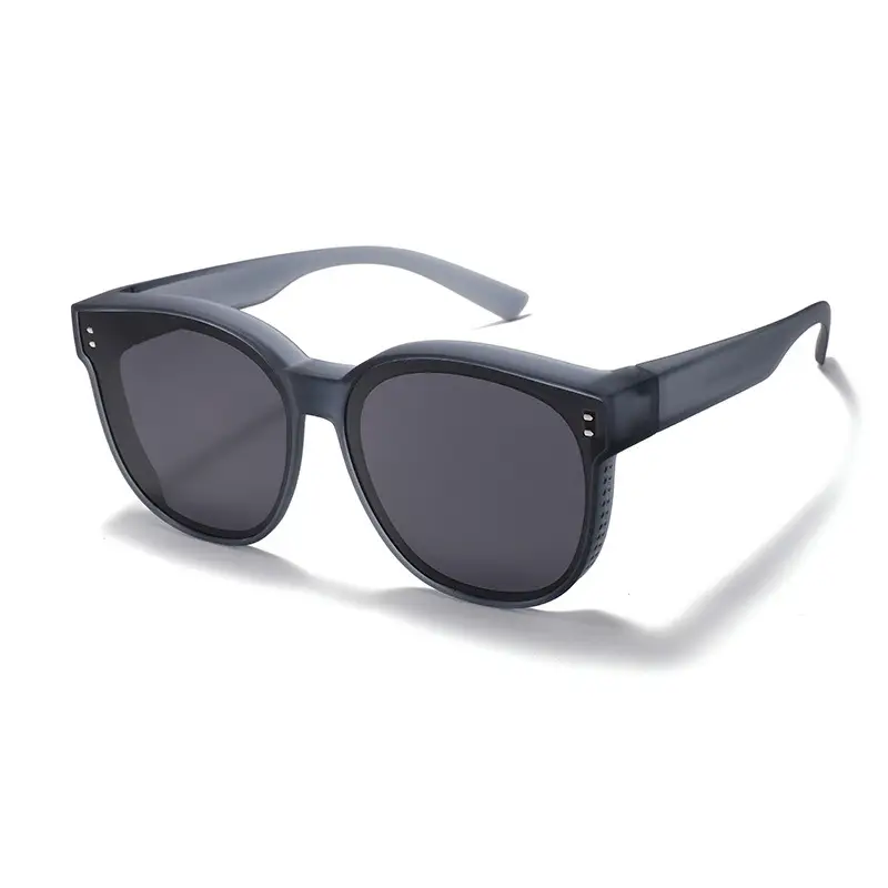 Men Women Anti-UV Anti-Glare Driving Sunglasses Black 56mm - Image 11