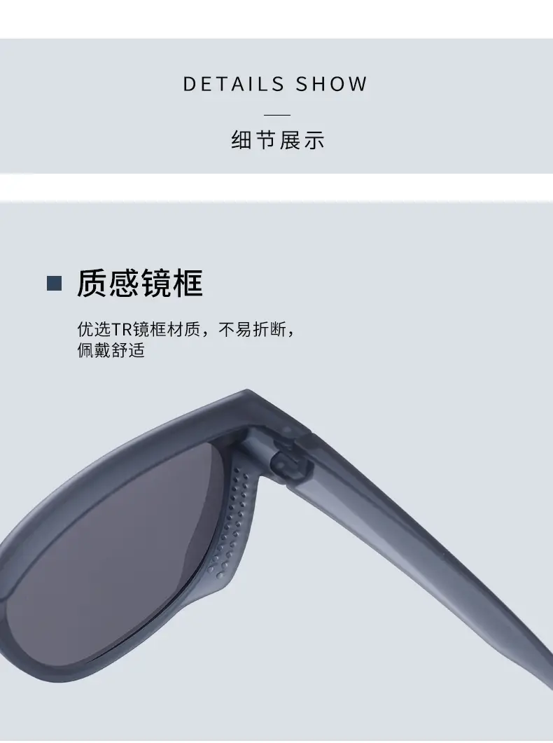 Men Women Anti-UV Anti-Glare Driving Sunglasses Black 56mm — feature 16