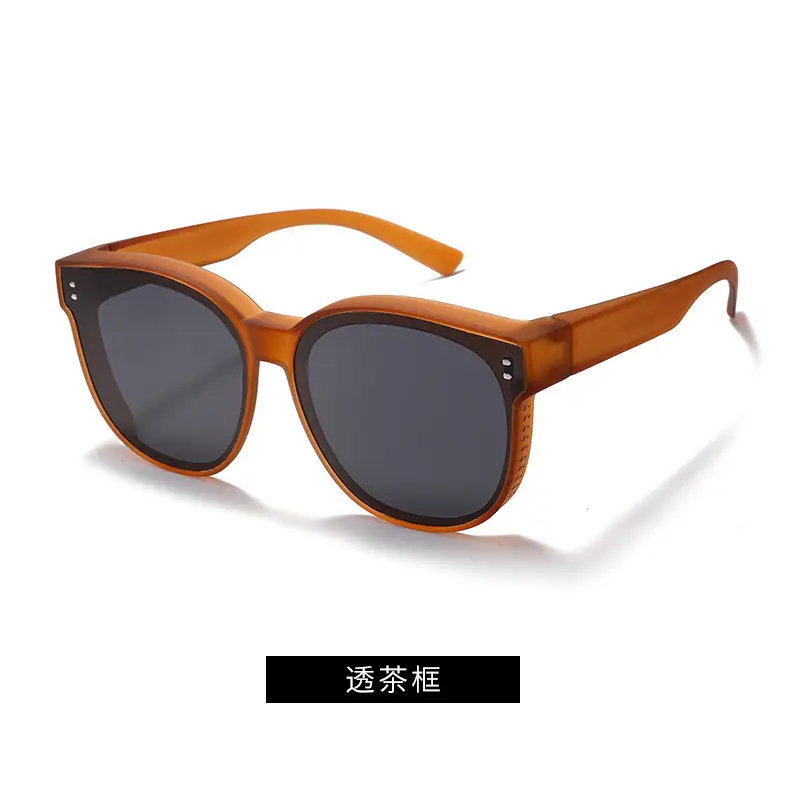 Men Women Anti-UV Anti-Glare Driving Sunglasses Black 56mm - Image 5