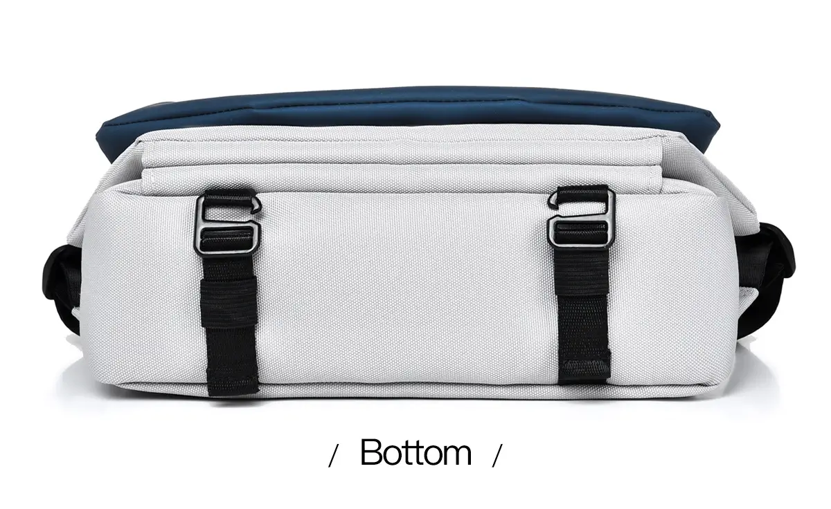 Men's Black Oxford Messenger Bag Large Capacity — feature 36