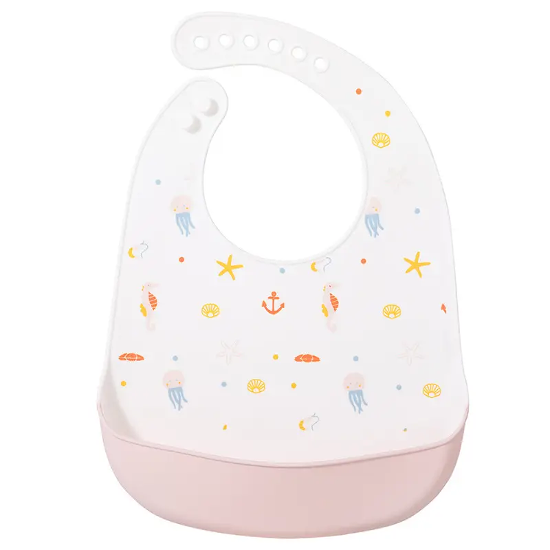 Waterproof Silicone Baby Bib for Kids Eating