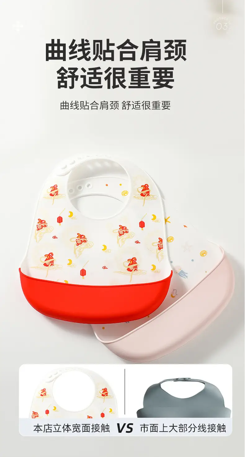 Waterproof Silicone Baby Bib for Kids Eating — feature 9