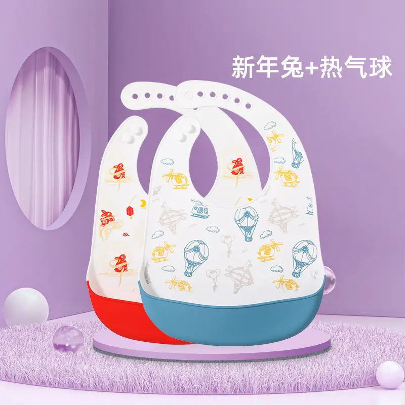 Waterproof Silicone Baby Bib for Kids Eating