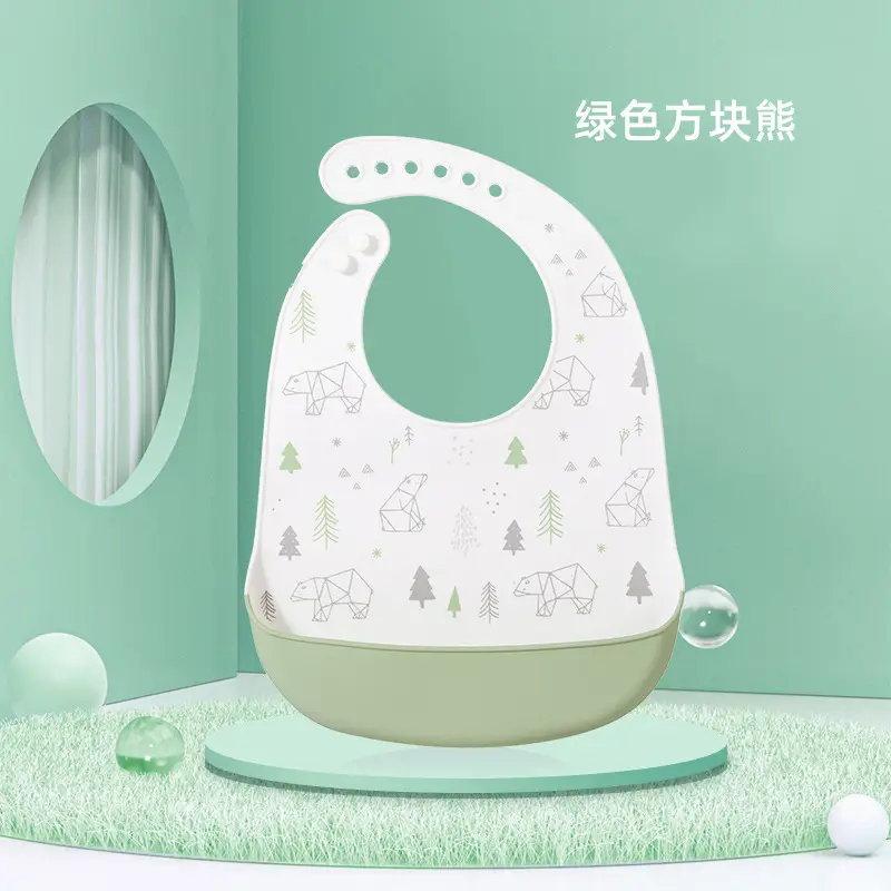 Waterproof Silicone Baby Bib for Kids Eating