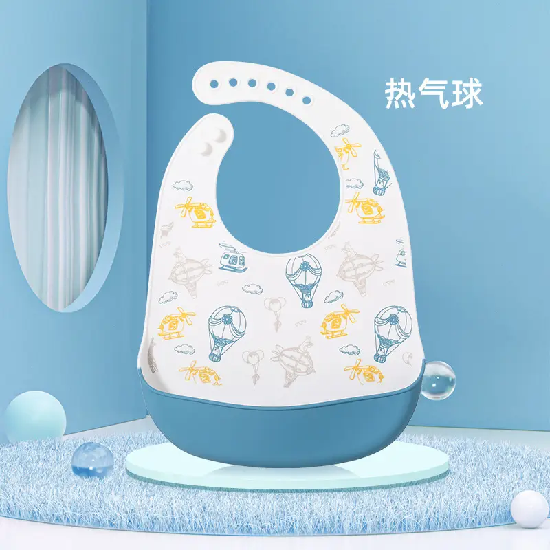 Waterproof Silicone Baby Bib for Kids Eating
