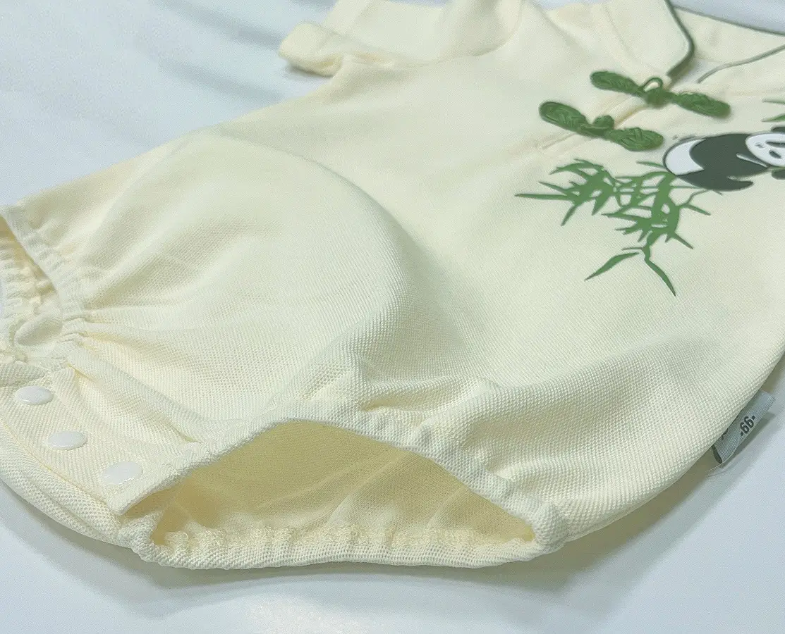 Chinese Panda Embroidered Parent Child Dress Summer Tang Suit — feature 5